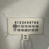 High-End Maison Margiela Irregular Number Tape Short Sleeve T-Shirt 2025