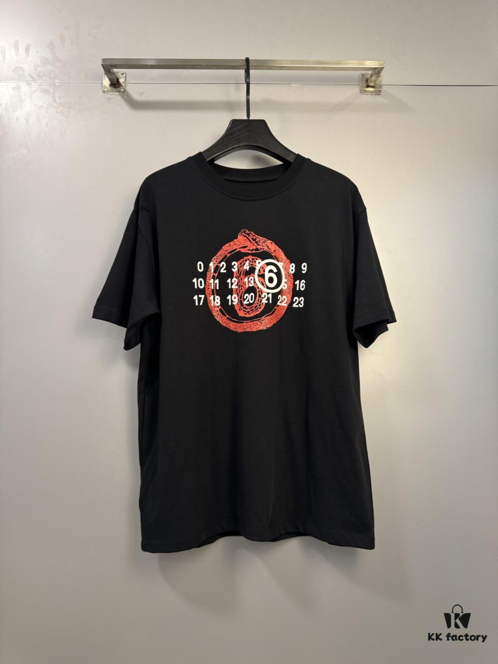 High-End Maison Margiela 2025 Year of the Snake Limited Edition Digital Calendar Short Sleeve T-Shirt