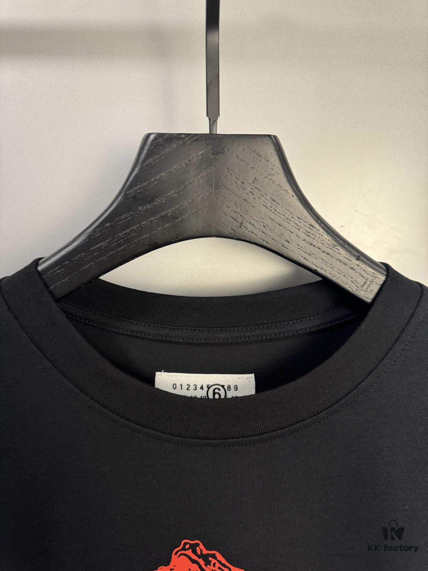 High-End Maison Margiela 2025 Year of the Snake Limited Edition Digital Calendar Short Sleeve T-Shirt