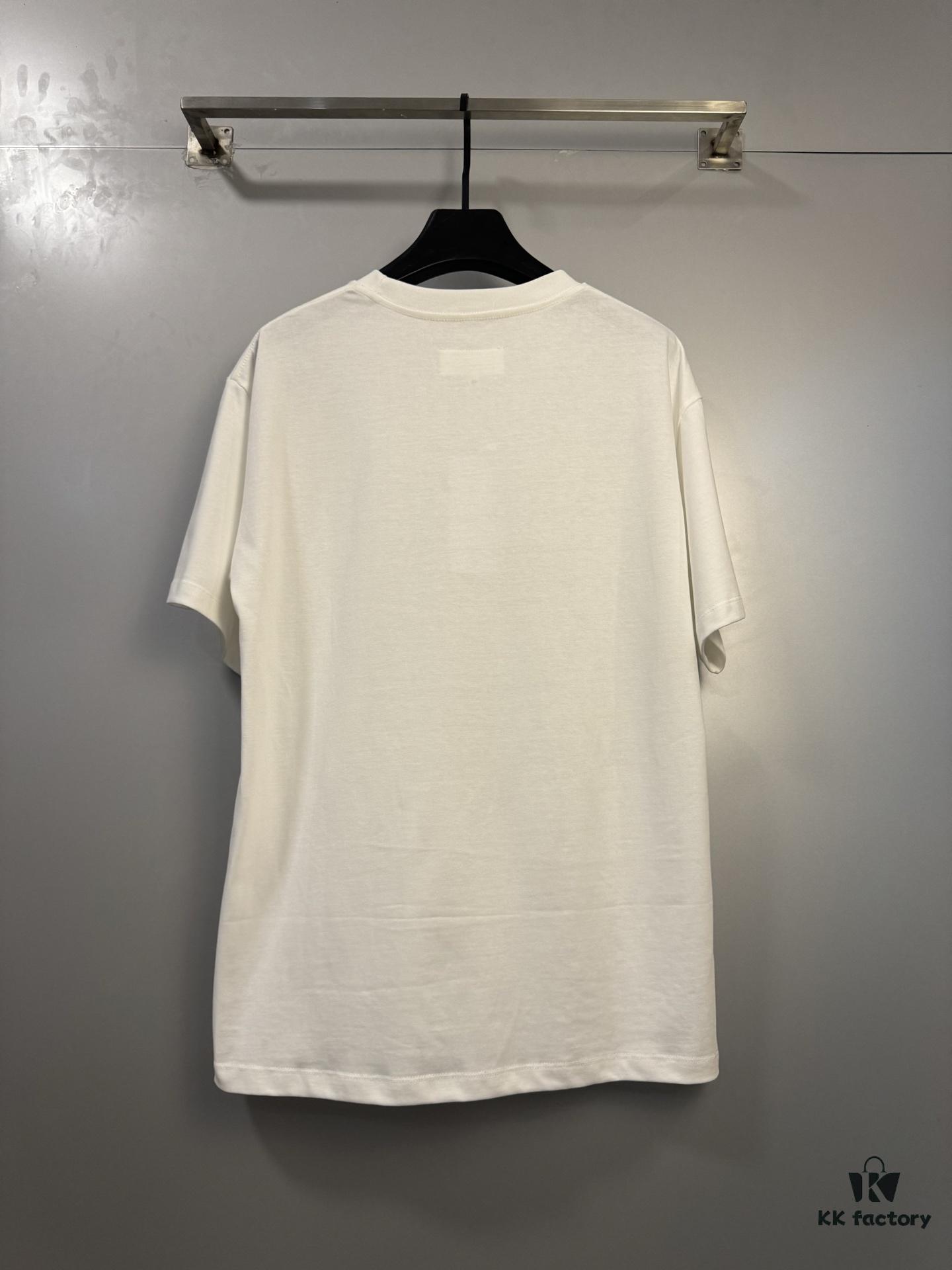 High Version Maison Margiela 2025 Year of the Snake Limited Edition Numeric Calendar Short Sleeve T-Shirt