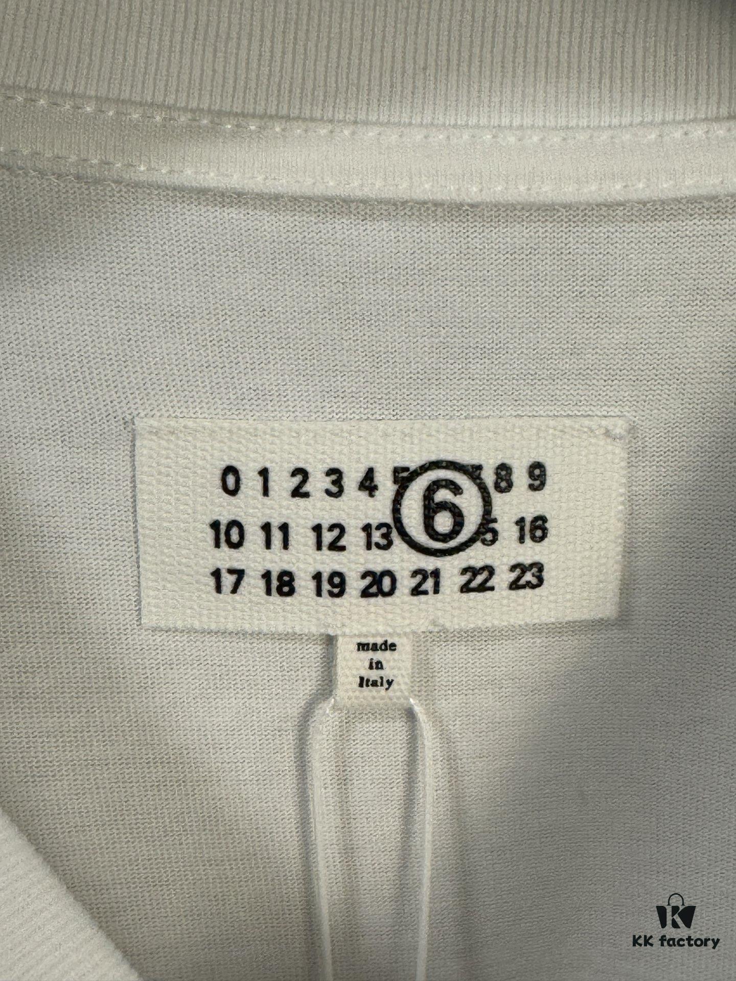 High-Version Maison Margiela 2025 Year of the Snake Limited Edition Digital Calendar T-Shirt