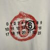 High-Version Maison Margiela 2025 Year of the Snake Limited Edition Digital Calendar T-Shirt