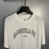 High-End Maison Margiela 2025 Limited Edition Snake Year Cracked Letter Number Short Sleeve T-Shirt