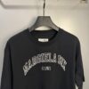 High-End Maison Margiela 2025 Limited Edition Snake Year Cracked Letter Number Short Sleeve T-Shirt