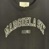 High-End Maison Margiela 2025 Limited Edition Snake Year Cracked Letter Number Short Sleeve T-Shirt