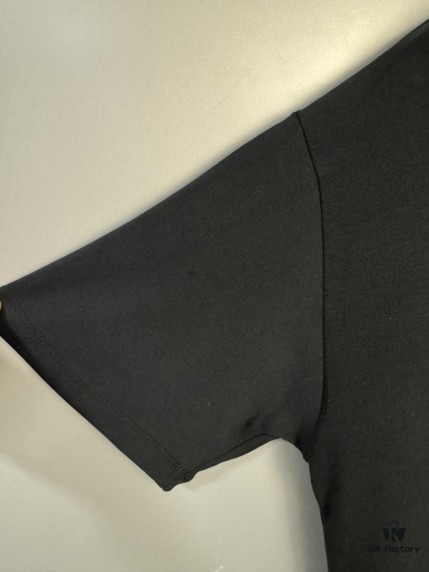 High-End Maison Margiela 2025 Limited Edition Snake Year Cracked Letter Number Short Sleeve T-Shirt