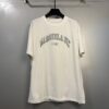 High-End Maison Margiela 2025 Limited Edition Snake Year Cracked Letter Number Short Sleeve T-Shirt