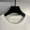 High-End Version Maison Margiela 2024 Digital Direct Printing Mosaic Number Calendar Short Sleeve T-Shirt