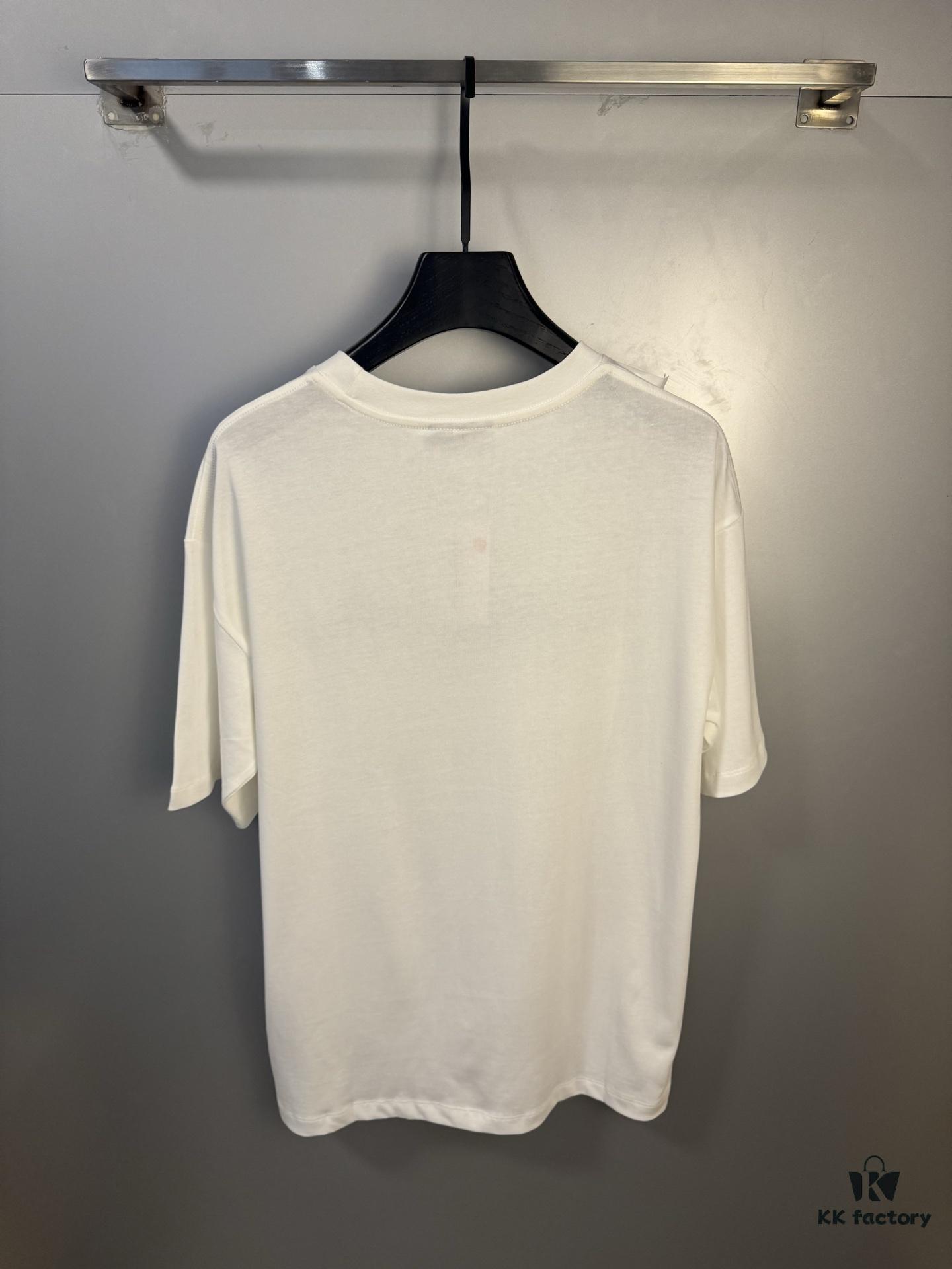 High-End Maison Margiela x Tommy Cash Embroidered Logo Short Sleeve T-Shirt