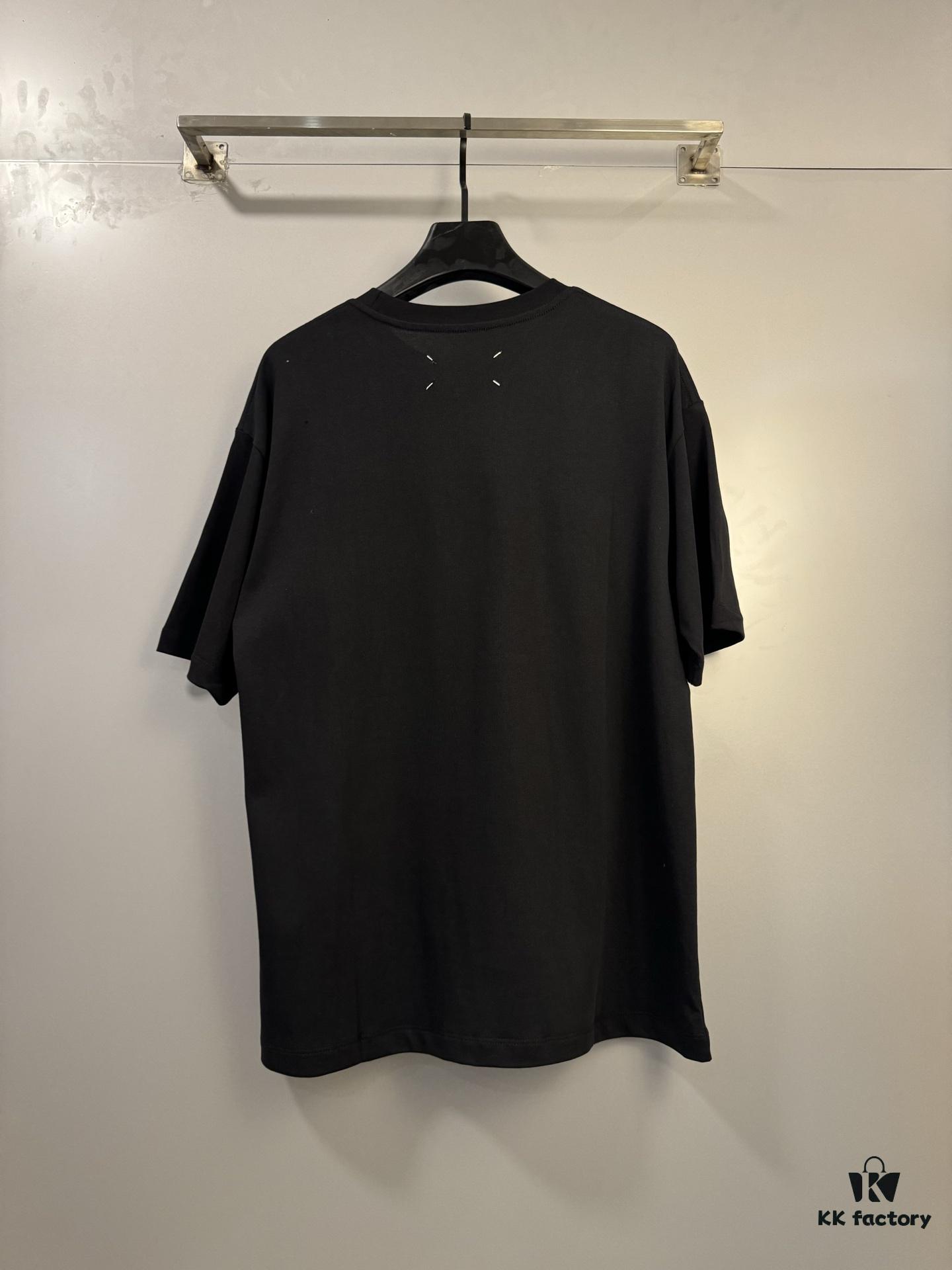 High-End Maison Margiela Cut-Out Short Sleeve T-Shirt