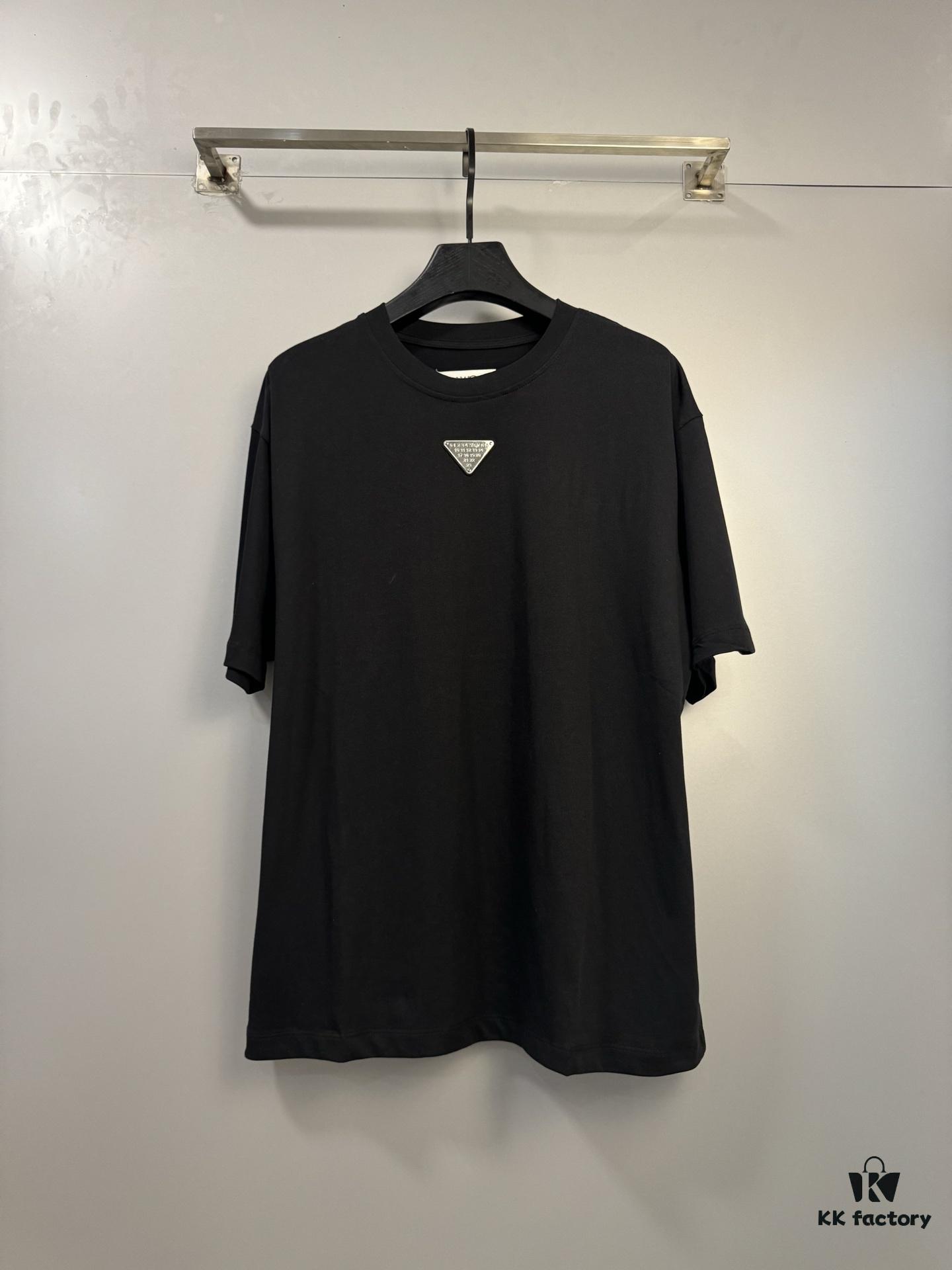 High-End Maison Margiela 2024 Triangular Calendar Number Short Sleeve T-Shirt