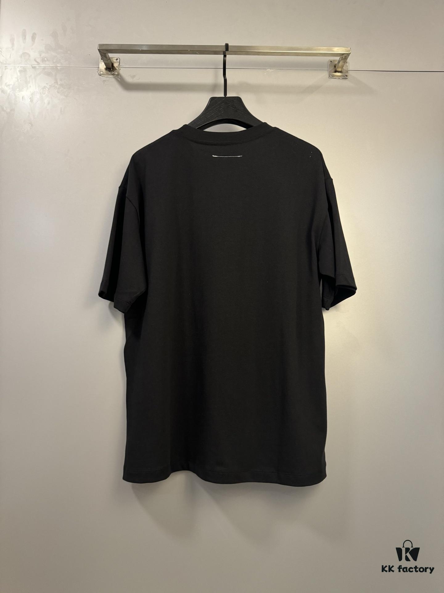 High-End Maison Margiela 2024 Triangular Calendar Number Short Sleeve T-Shirt