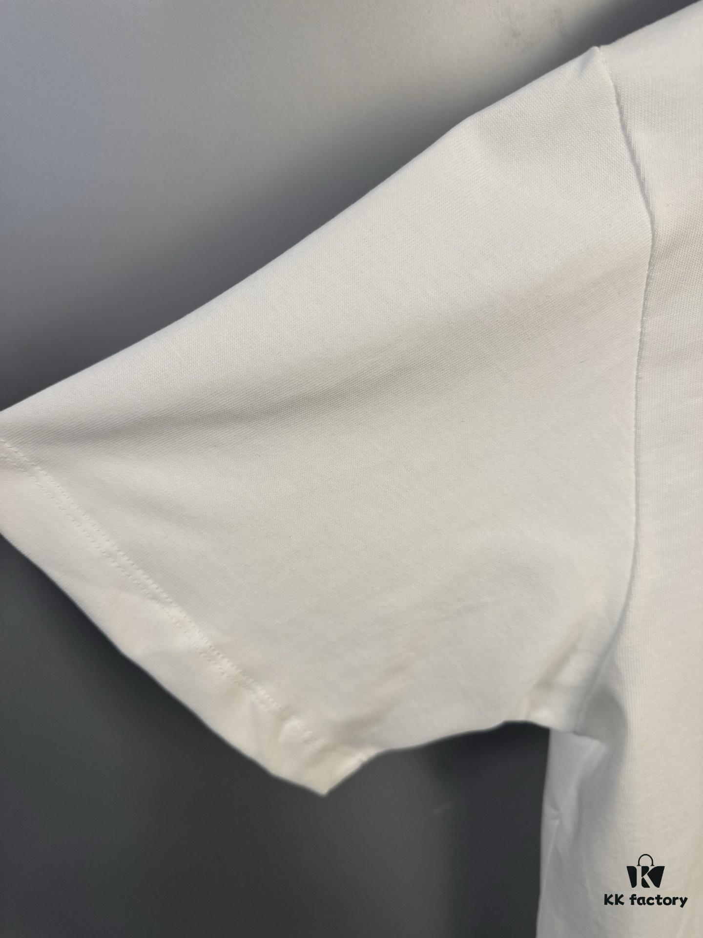 High-End Version Maison Margiela 2024 Cat Playing Ball Numeric Short Sleeve T-Shirt