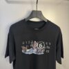 High-End Version Maison Margiela 2024 Cat Playing Ball Numeric Short Sleeve T-Shirt