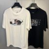 High-End Version Maison Margiela 2024 Cat Playing Ball Numeric Short Sleeve T-Shirt