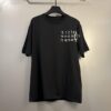 High-End Maison Margiela 24FW Cursive Letter Patchwork Short Sleeve T-Shirt