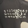 High-End Maison Margiela 24FW Cursive Letter Patchwork Short Sleeve T-Shirt