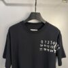 High-End Maison Margiela 24FW Cursive Letter Patchwork Short Sleeve T-Shirt