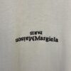 High-End Maison Margiela 2024 Inverted Logo Embroidered Short-Sleeve T-Shirt