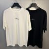 High-End Maison Margiela 2024 Inverted Logo Embroidered Short Sleeve T-Shirt