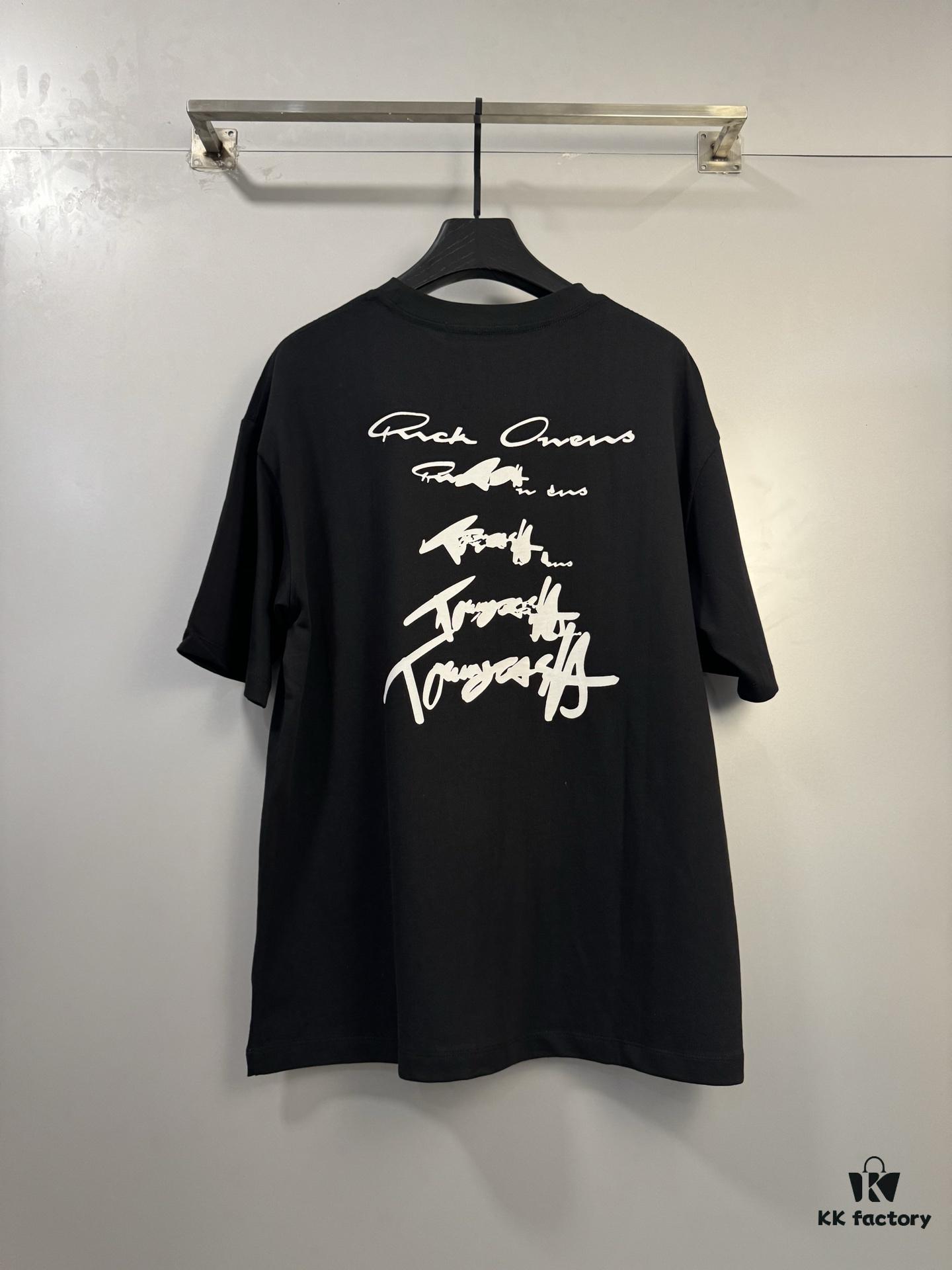 High-End Maison Margiela 2025 Year of the Snake Limited Edition Cracked Letter Number Short Sleeve T-Shirt