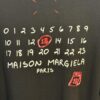 High-End Maison Margiela MM6 2024 Slurry Print Calendar 13 Short Sleeve T-Shirt