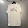 High-End Version Maison Margiela MM6 2024 Slurry Print Calendar 13 Short Sleeve T-Shirt