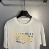 High-Version Maison Margiela Irregular Tape Number Calendar Short-Sleeve T-Shirt 2024