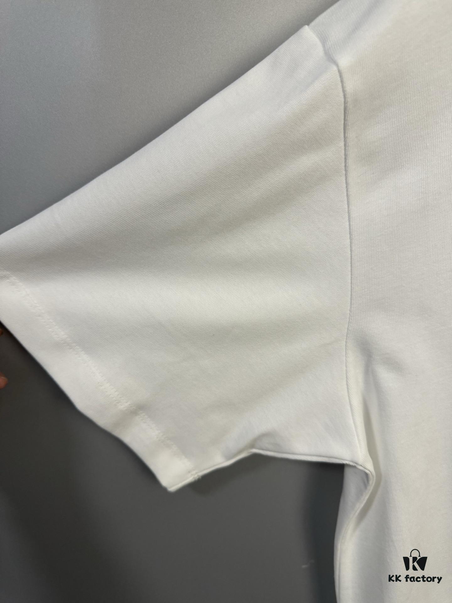 High-Version Maison Margiela Irregular Tape Number Calendar Short-Sleeve T-Shirt 2024