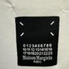 High-Version Maison Margiela Irregular Tape Number Calendar Short-Sleeve T-Shirt 2024