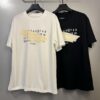 High-End Version Maison Margiela 2024 Irregular Tape Number Calendar Short Sleeve T-Shirt