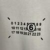 High-End Maison Margiela 2024 Four-Corner Numeric Print Short-Sleeve T-Shirt