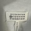 High-End Maison Margiela 2024 Four-Corner Numeric Print Short-Sleeve T-Shirt