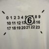 High-End Maison Margiela 2024 Four-Corner Numeric Print Short-Sleeve T-Shirt