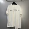 High-End Maison Margiela 2024 Irregular Patchwork Letter Short-Sleeve T-Shirt