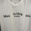 High-End Maison Margiela 2024 Irregular Patchwork Letter Short-Sleeve T-Shirt