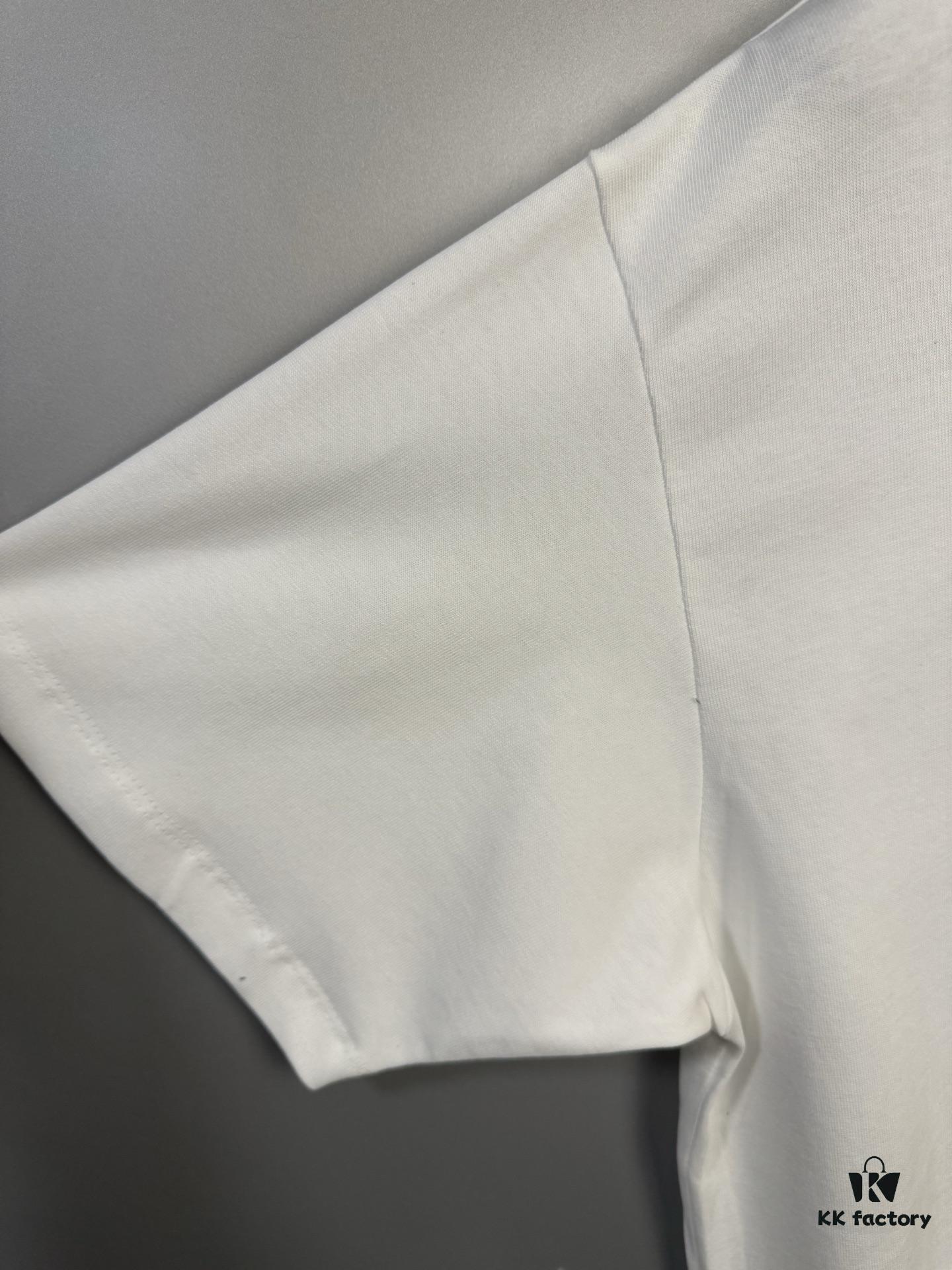 High-End Maison Margiela 2024 Irregular Patchwork Letter Short-Sleeve T-Shirt