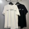 High-End Maison Margiela 2024 Irregular Patchwork Letter Short Sleeve T-Shirt