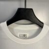 High-End Maison Margiela Embroidered Chest and Back Calendar Loop 6 Short Sleeve T-Shirt