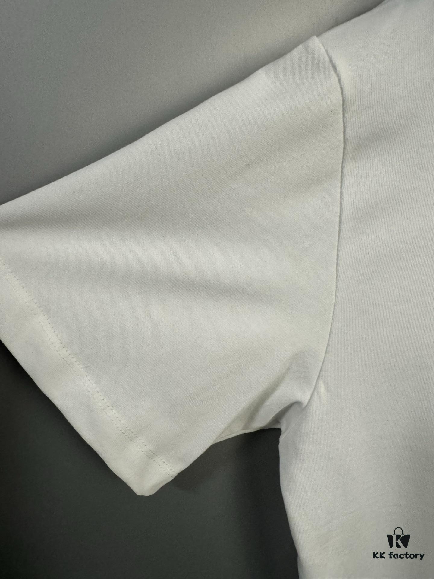 High-End Maison Margiela Embroidered Chest and Back Calendar Loop 6 Short Sleeve T-Shirt