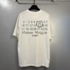 High-End Maison Margiela Embroidered Chest and Calendar Loop 6 Short Sleeve T-Shirt