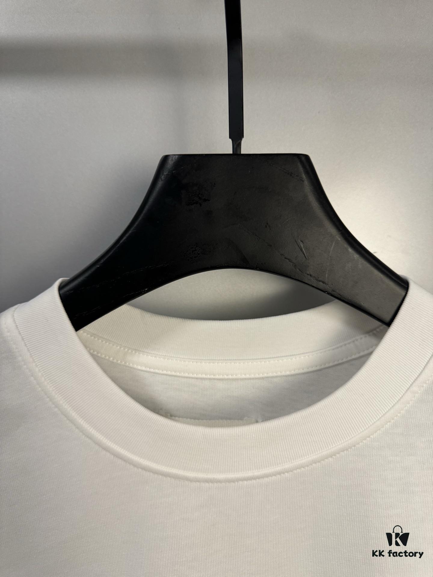 High-End Maison Margiela Embroidered Chest and Calendar Loop 6 Short Sleeve T-Shirt