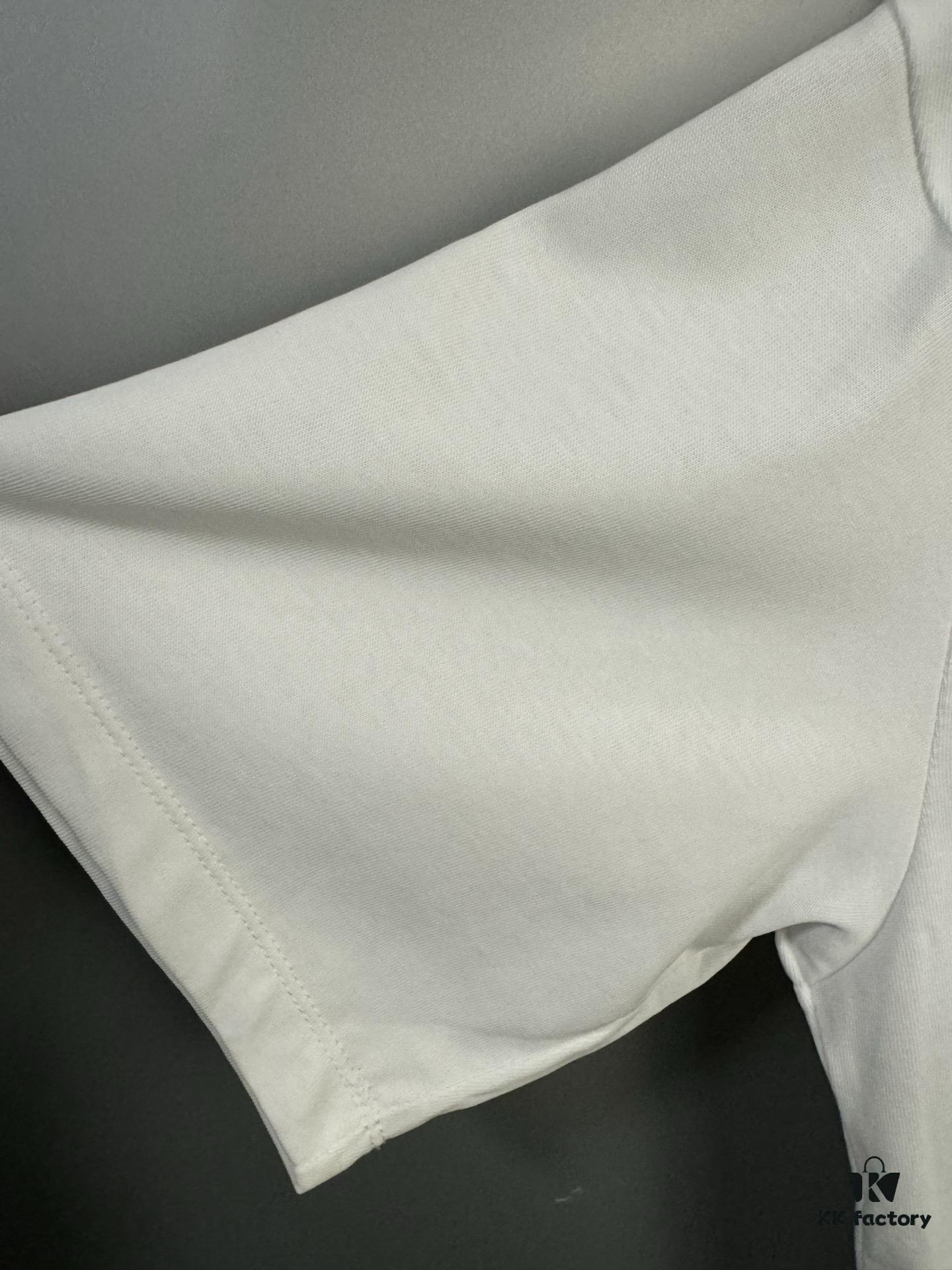 High-End Maison Margiela Embroidered Chest and Calendar Loop 6 Short Sleeve T-Shirt