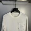 High-End Maison Margiela Embroidered Minimalist Pocket T-Shirt