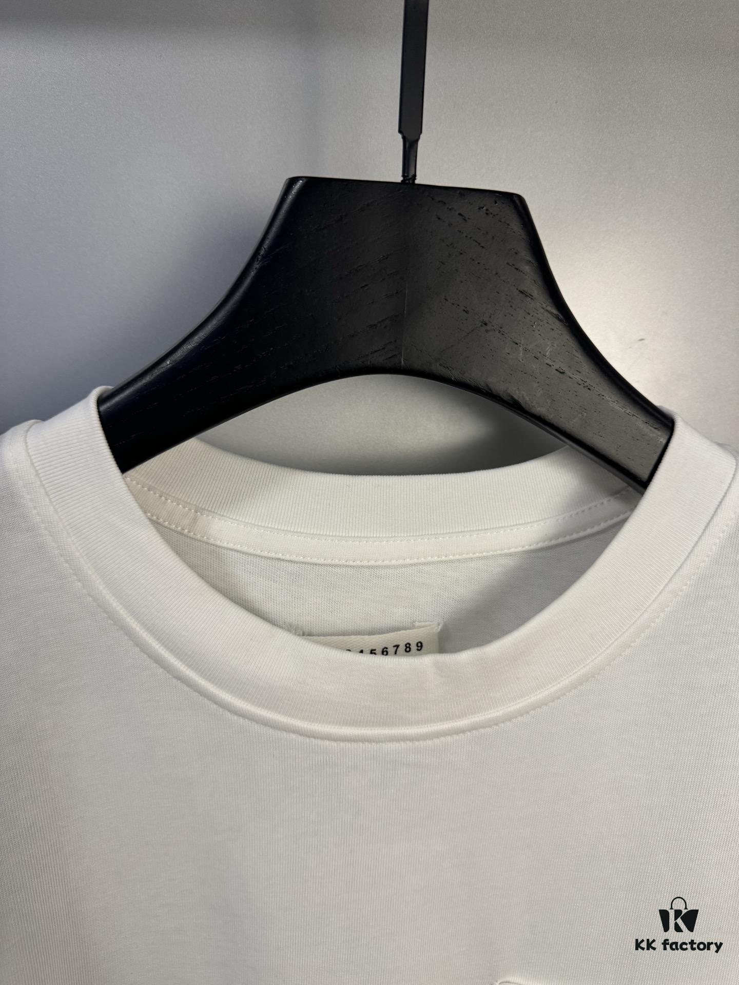 High-End Maison Margiela Embroidered Minimalist Pocket T-Shirt