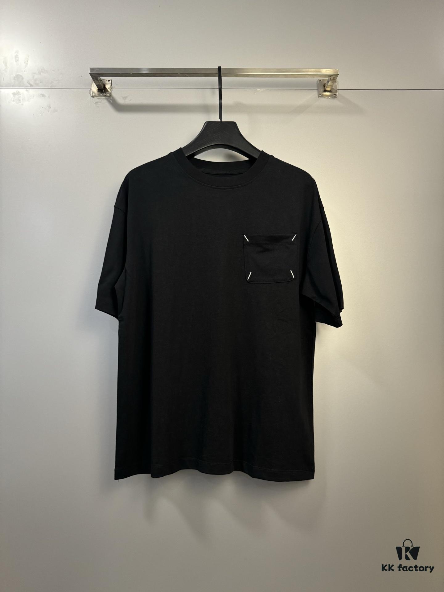 High-End Maison Margiela Embroidered Minimalist Pocket T-Shirt