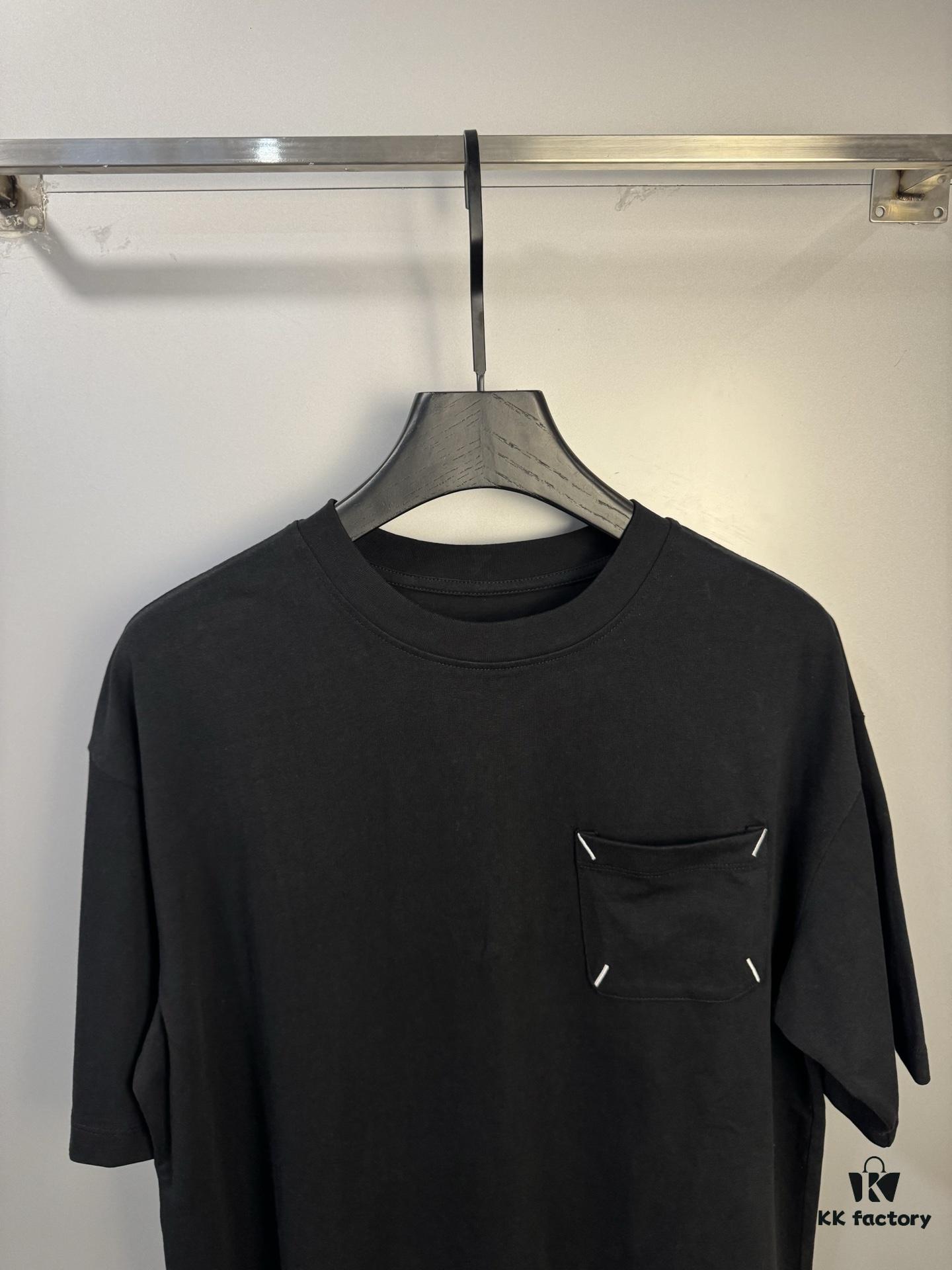 High-End Maison Margiela Embroidered Minimalist Pocket T-Shirt