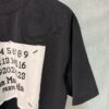 High-Version Maison Margiela 24 Digital Patch Calendar Embroidered Short Sleeve T-Shirt