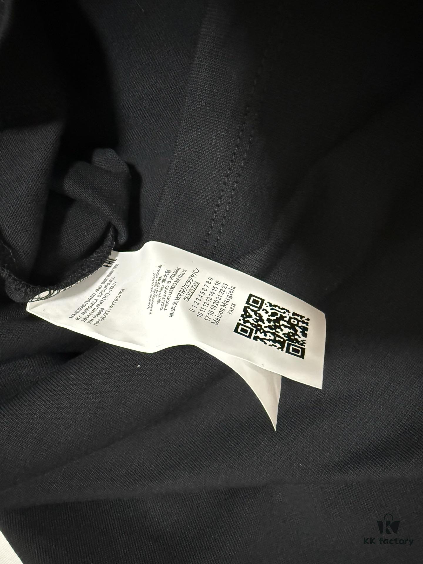 High-Version Maison Margiela 24 Digital Patch Calendar Embroidered Short Sleeve T-Shirt