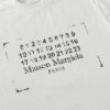 Maison Margiela Spring/Summer 2025 Letter Print Logo T-Shirt Unisex Short Sleeve